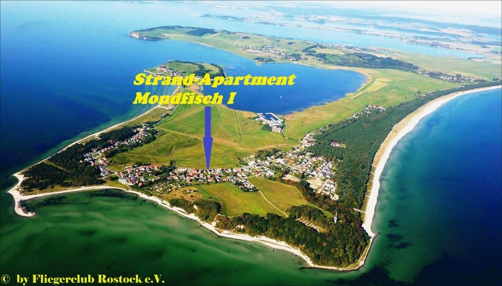 Strandapartment-Mondfisch An Der Ostsee Thiessow Bilik gambar